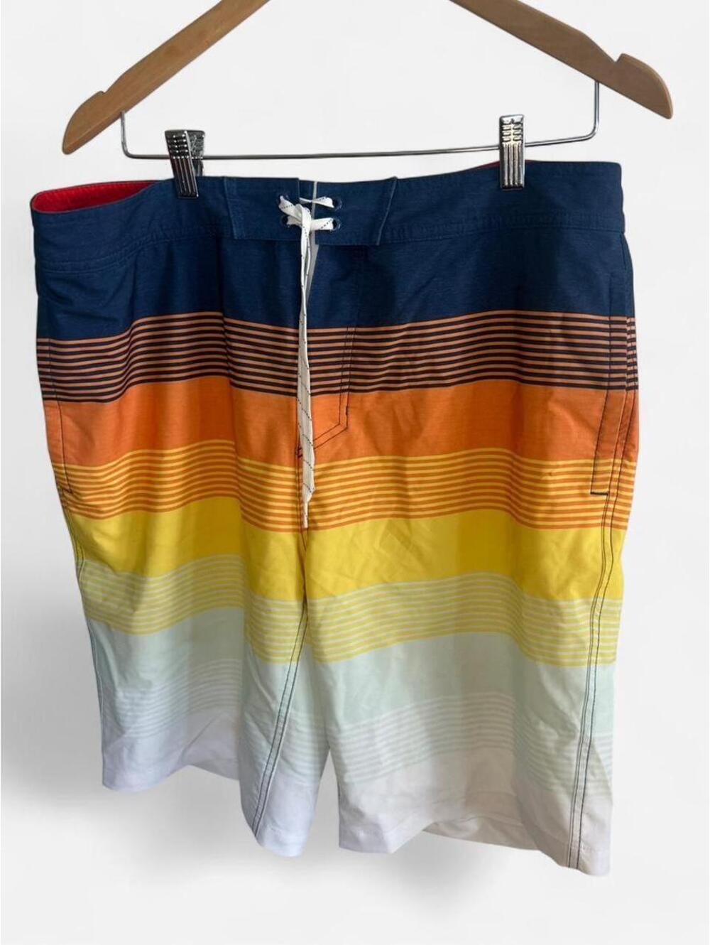 Goodfellow & Co Men's Colorful Striped Swim Trunks Size 36